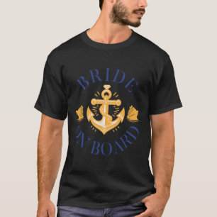 Camiseta Noiva a Bordo Cruzeiro Náutico Nauti Despedida de
