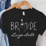 Camiseta Noiva A Ser Dedo Do Anel De Festa de solteira<br><div class="desc">Camisa nobre | Noiva A Dar | Camisas De Partida | FESTA DE SOLTEIRA | Camisa do dedo do anel | Presente de noiva | Presentes nobres</div>