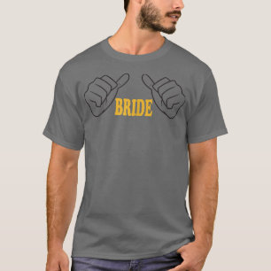 Camiseta Noiva a ser, equipe da noiva, noiva, recém-casada