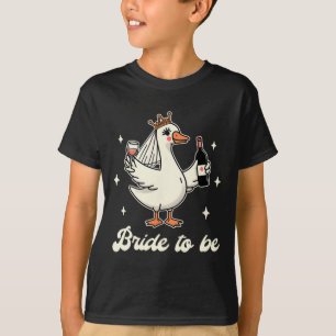 Camiseta Noiva Babe Chá de Panela Casamento Goose Boba Noiv