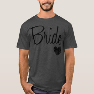 Camiseta Noiva branca fofa feminina Festa de despedida de s