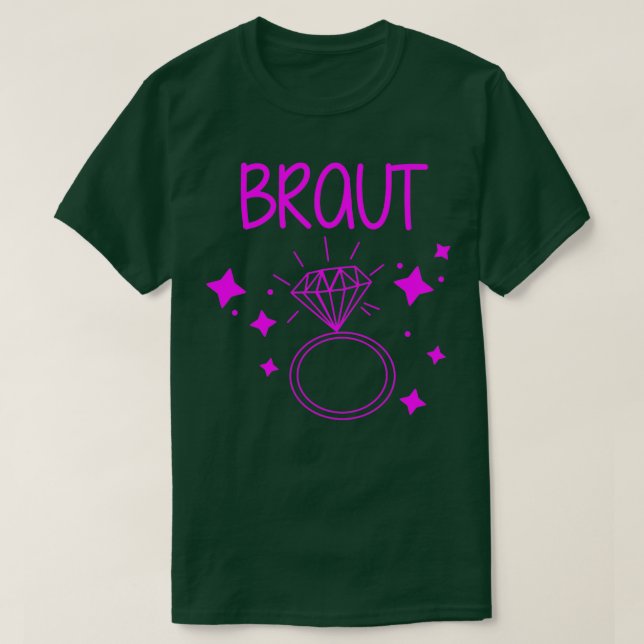 Camiseta Noiva casamento despedida de solteiro despedida de (Frente do Design)