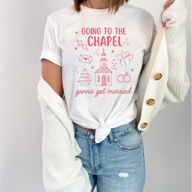 Camiseta Noiva Chuva de Presentes Despedida de Solteira Cas (Criador carregado)