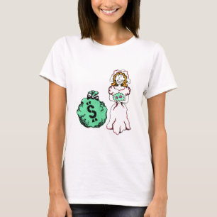 Camiseta Noiva com fome de dinheiro