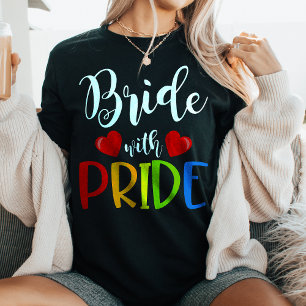 Camiseta Noiva com Orgulho LGBTQ+ Casamento