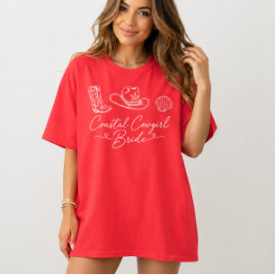 Camiseta Noiva Cowgirl Costeira