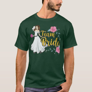 Camiseta Noiva da Equipe de Mulheres