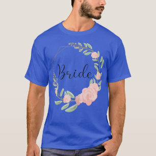 Camiseta Noiva da Festa de Despedida de Solteiro(a) Flores