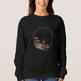 Camiseta Noiva da Mulher Festa do Partido Flores Vermelhas 