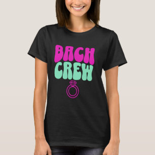 Camiseta Noiva da Tripulação Bach Bacharel Party Chá de Noi