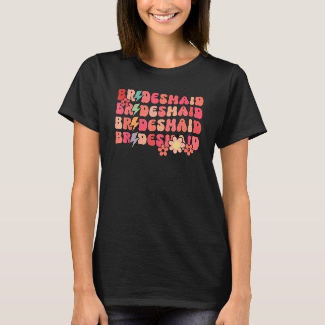 Camiseta Noiva Dama de Honra Casamento Igual Despedida de S (Frente)