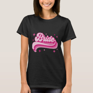 Camiseta Noiva Dama de Honra Casamento Retro Festa Bridal P