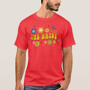 Camiseta Noiva Damas de Honra Groovy Despedida de Solteira