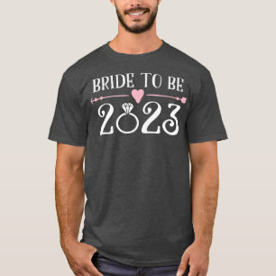 Camiseta Noiva de 2023 Aliança de Noivado Noiva Futura