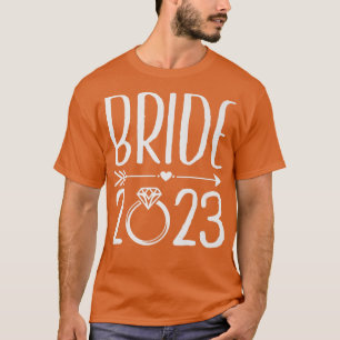 Camiseta Noiva de 2023 Casada em Engagemen de Casamento de