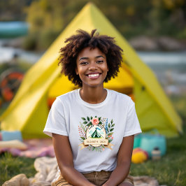 Camiseta Noiva de Acampamento Despedida de Solteira