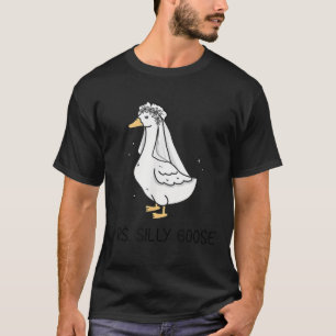 Camiseta Noiva De Bobo De Casamento Goose Gettin Loose