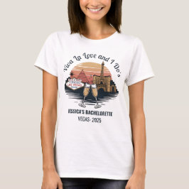 Camiseta Noiva de Despedida de Solteira Personalizada Las V