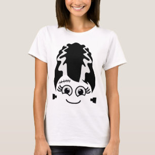 Camiseta Noiva De Frankenstein Cute Monster Halloween Costu