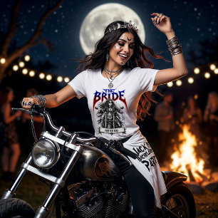 Camiseta Noiva de Heavy Metal Festa de Solteira Coven Perso