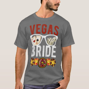 Camiseta Noiva de Las Vegas Casada Noiva de Las Vegas Noiva