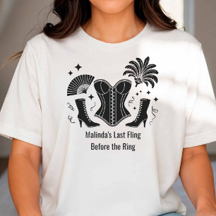 Camiseta Noiva de Las Vegas Dama de Honra Festa de Despedid