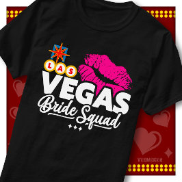 Camiseta Noiva de Las Vegas Equipe de Garotas Viagem de Des
