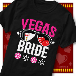 Camiseta Noiva de Las Vegas Festa de Despedida de Solteira
