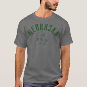 Camiseta Noiva de Nebraska Despedida de Solteira Para a N
