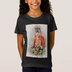 Camiseta Noiva de Vermelho no Casamento Chinês em Xangai