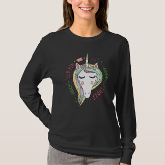 Camiseta Noiva dizendo com festa de unicórnio festa de gali