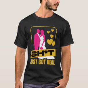 Camiseta Noiva do Casamento Divertido e da Festa de Despedi