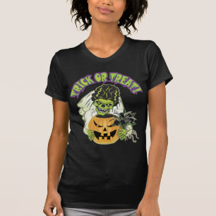 Camiseta Noiva do crânio de Frankenstein