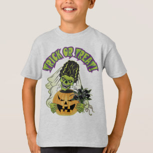Camiseta Noiva do crânio de Frankenstein