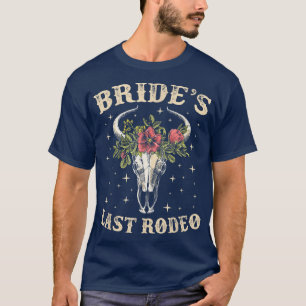 Camiseta Noiva do Último Rodeio Casamento Festa de Solteira