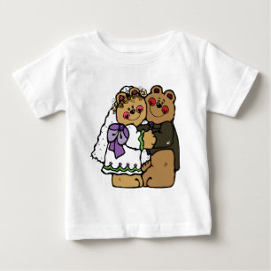 Camiseta Noiva do urso e noivo do urso