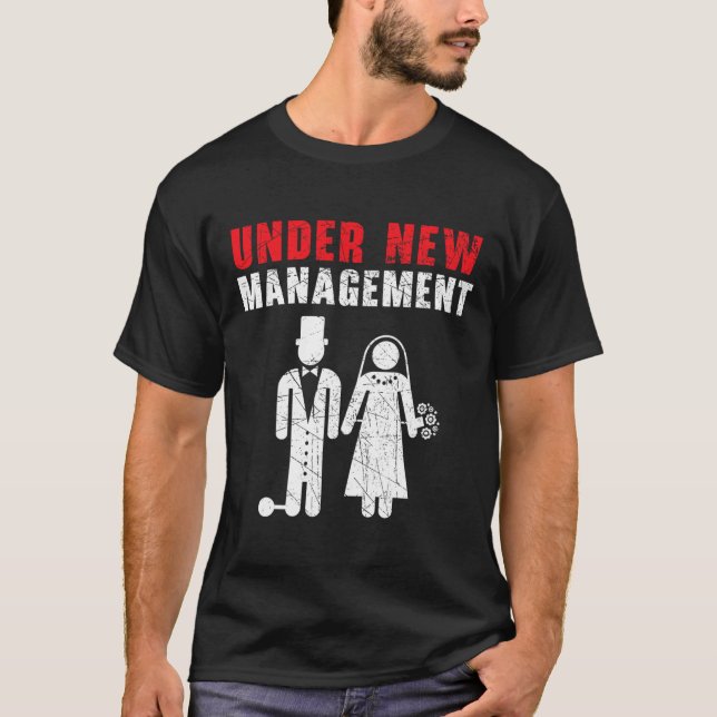 Camiseta Noiva E Noivo Dia Do Casamento Casamento Recém-cas (Frente)