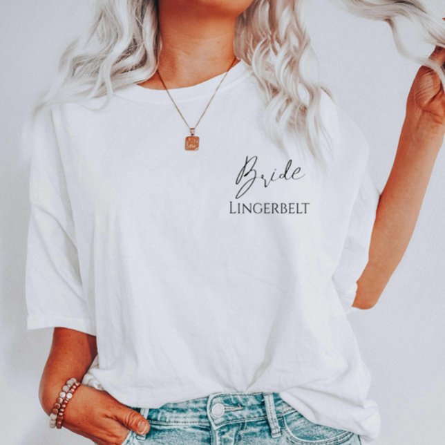 Camiseta Noiva Elegante Para Ser Ou Festa de Despedida de S (Criador carregado)