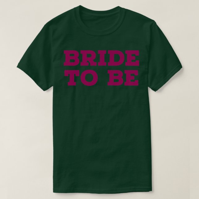 Camiseta NOIVA EM BREVE rosa 3 (Frente do Design)