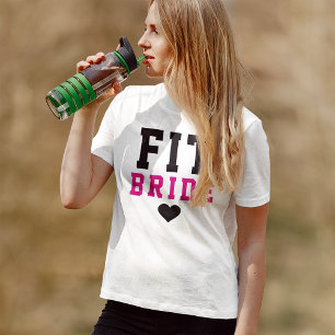 Camiseta Noiva em Forma Futuro Sra Casamento Academia Femin