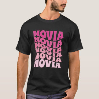 Camiseta Noiva Espanhola Latina Groovy Despedida de Solteir