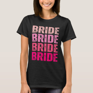 Camiseta Noiva Eu Faço Equipe Casando de Rosa Despedida de 