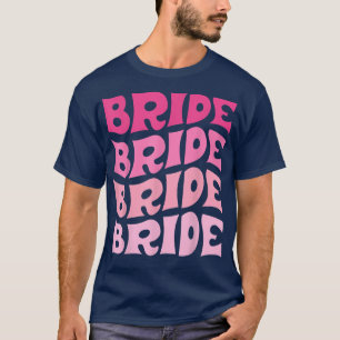 Camiseta Noiva Eu Faço Equipe Retro Despedida de Solteira N