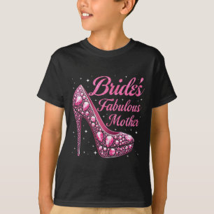 Camiseta Noiva fabulosa da mãe dia de casamento feliz casad