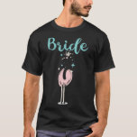 Camiseta Noiva - Festa Bridal de Flamingo Flamingo Bachelor<br><div class="desc">Noiva - Bonita Flamingo Bachelorette Bridal Party - Presente de Casamento</div>