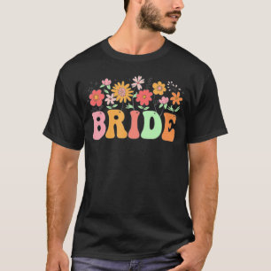 Camiseta Noiva Flor Silvestre Floral Casamento Festa de Noi