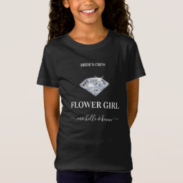 Camiseta Noiva Florista Preta e Branca