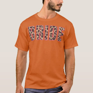 Camiseta Noiva Fofa Estampa de Leopardo Festa de Despedida