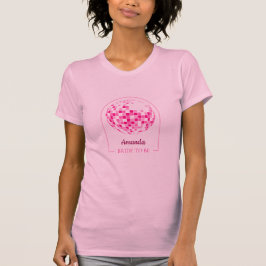 Camiseta Noiva Fúcsia Discoteca Boogie a caminho
