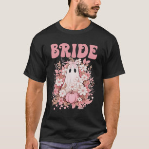 Camiseta Noiva Ghost Boo Crew Halloween Bachelo